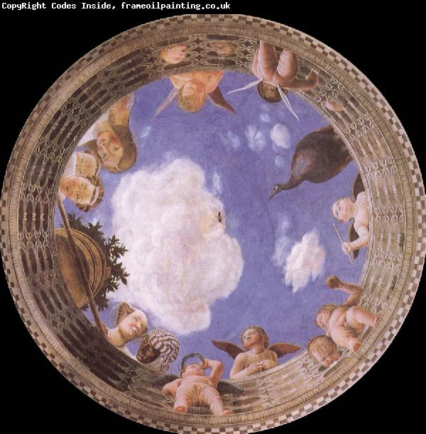 Andrea Mantegna Detail of Ceiling from the Camera degli Sposi
